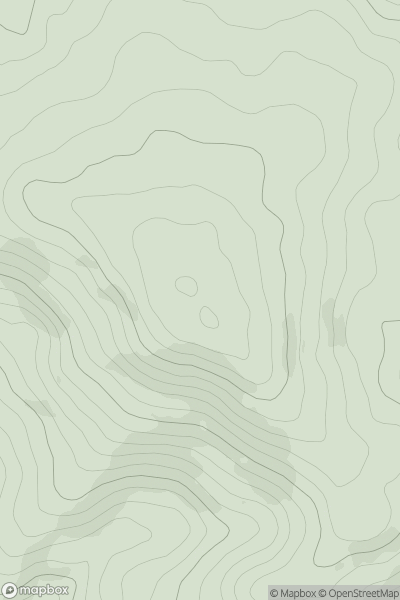 Thumbnail image for Whitehills [Lancashire, Cheshire and S Pennines] showing contour plot for surrounding peak
